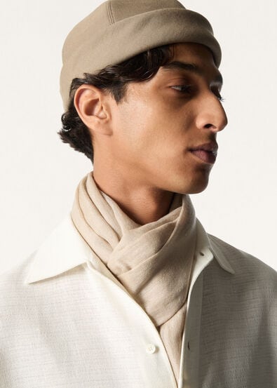 BREEZE SCARF CASH SILK LINEN