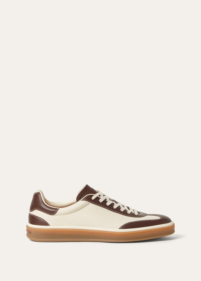 TENNIS WALK CANVAS ROUNDED LEATHER_FAQ8337_B6AL_2