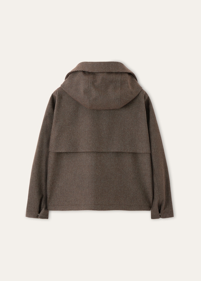 HORSEY SHORT JACKET ARCHIVE WISH CASH FLANNEL STORM_FAQ8567_F7TG_6