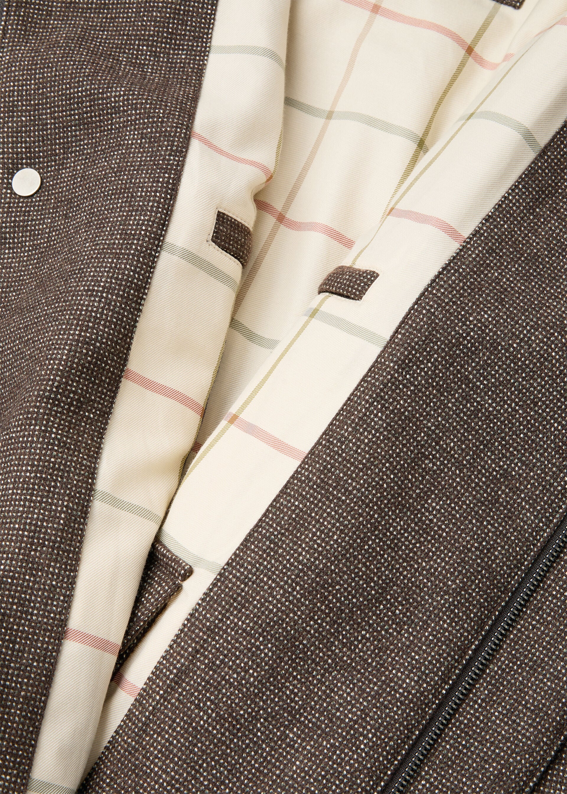 HORSEY SHORT JACKET ARCHIVE WISH CASH FLANNEL STORM