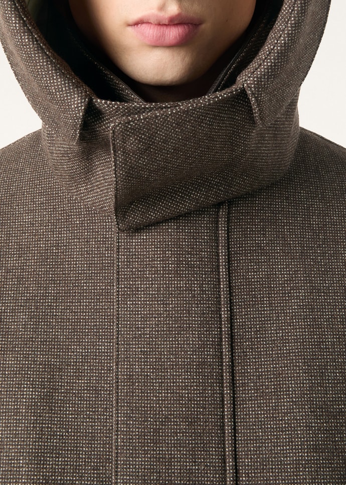 HORSEY SHORT JACKET ARCHIVE WISH CASH FLANNEL STORM_FAQ8567_F7TG_2