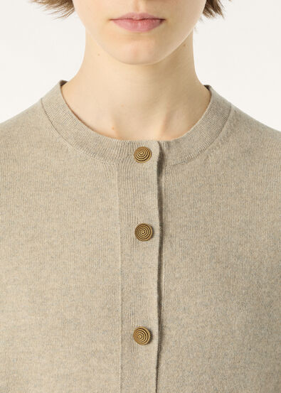 CLASSIC BABY CASH CARDIGAN SWEATER GG  12