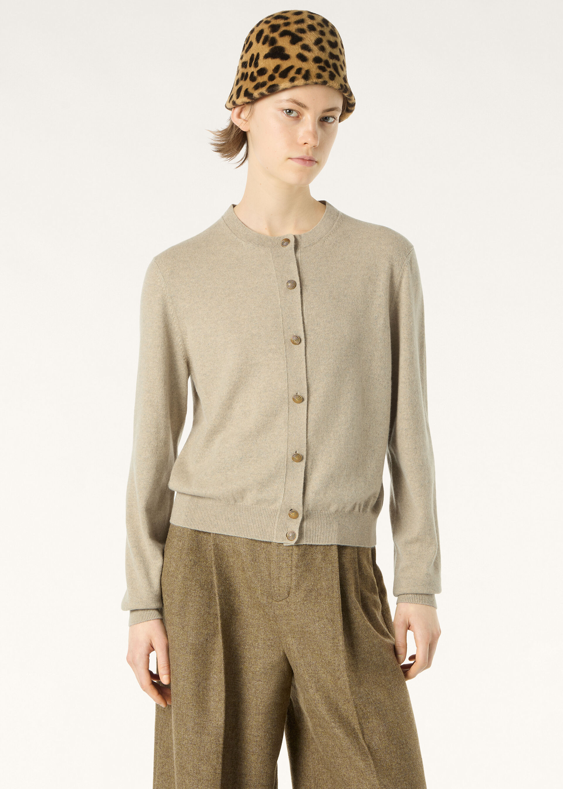 CLASSIC BABY CASH CARDIGAN SWEATER GG  12