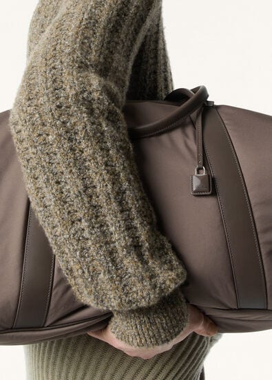 WIND DUFFLE WIND/ROUNDED LEATHER