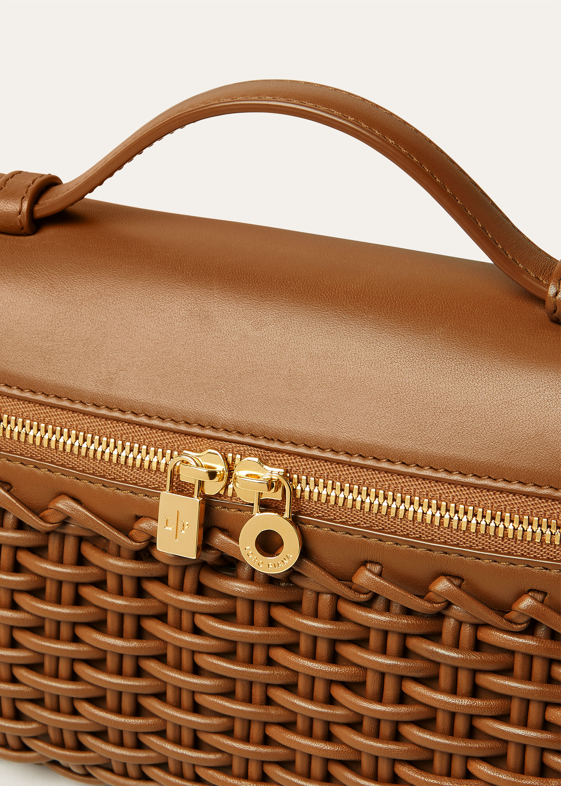 EXTRA POCKET L19 BRAIDED ROUNDED LEATHER