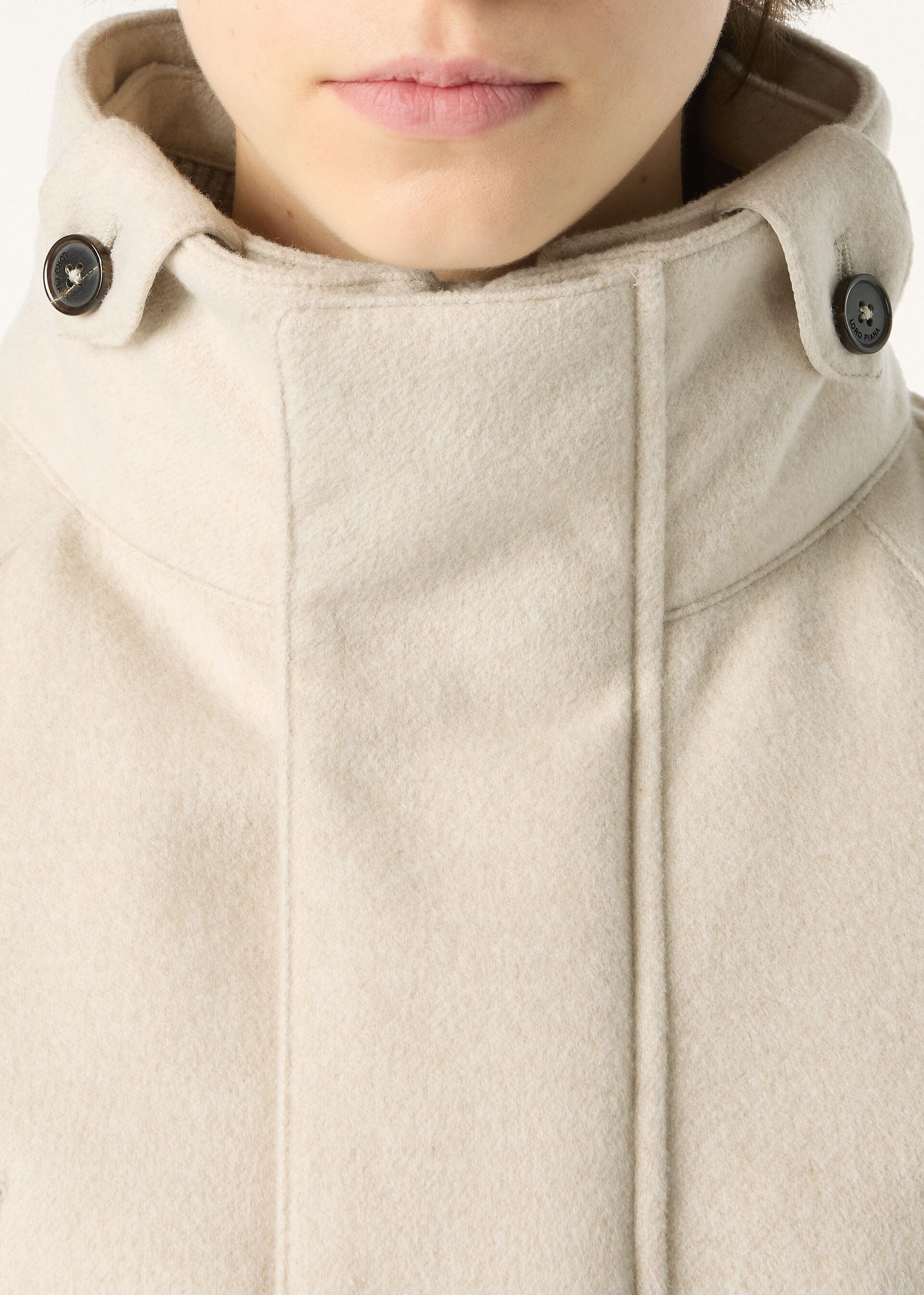 LORO PIANA ICER MINI PARKA CASH STORM
