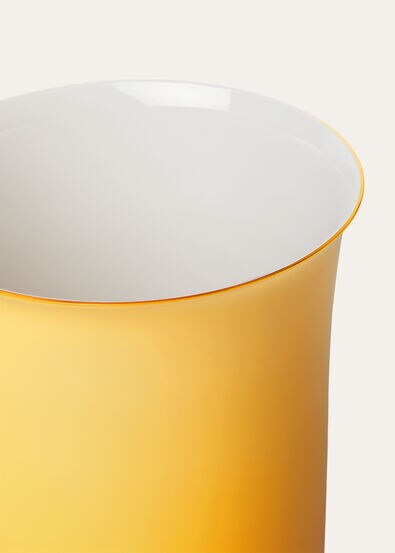 VASE TWO TONE LARGE GLASS