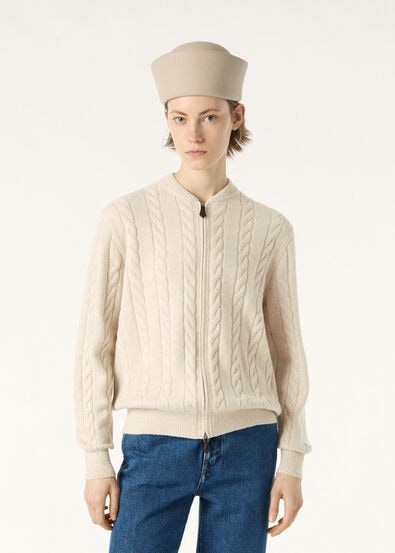 CEDAR BOMBER SWEATER CASH GG 8