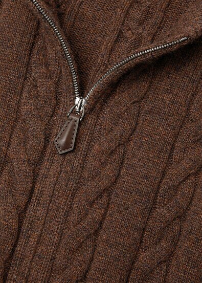 CEDAR BOMBER SWEATER CASH GG 8