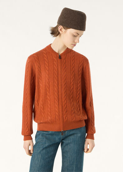 CEDAR BOMBER SWEATER CASH GG 8