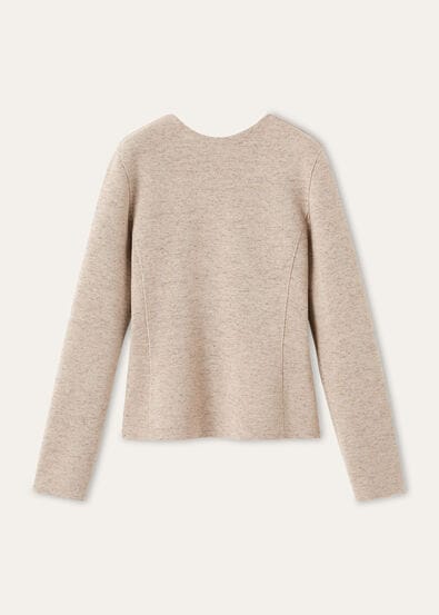 WILLOW ROUNDNECK SWEATER CASH LINEN WOOL GG 7