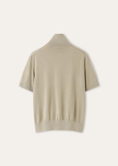 ICONIC ROYAL LIGHTNESS SS TURTLENECK SW. WOOL SILK GG 18