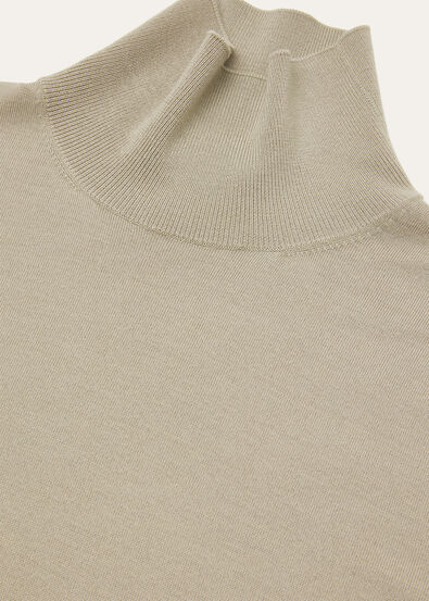 ICONIC ROYAL LIGHTNESS SS TURTLENECK SW. WOOL SILK GG 18