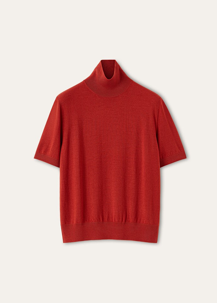 ICONIC ROYAL LIGHTNESS SS TURTLENECK SW. WOOL SILK GG 18_FAQ9077_R0FN_5