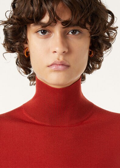 ICONIC ROYAL LIGHTNESS SS TURTLENECK SW. WOOL SILK GG 18