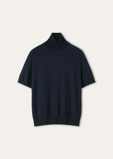 ICONIC ROYAL LIGHTNESS SS TURTLENECK SW. WOOL SILK GG 18