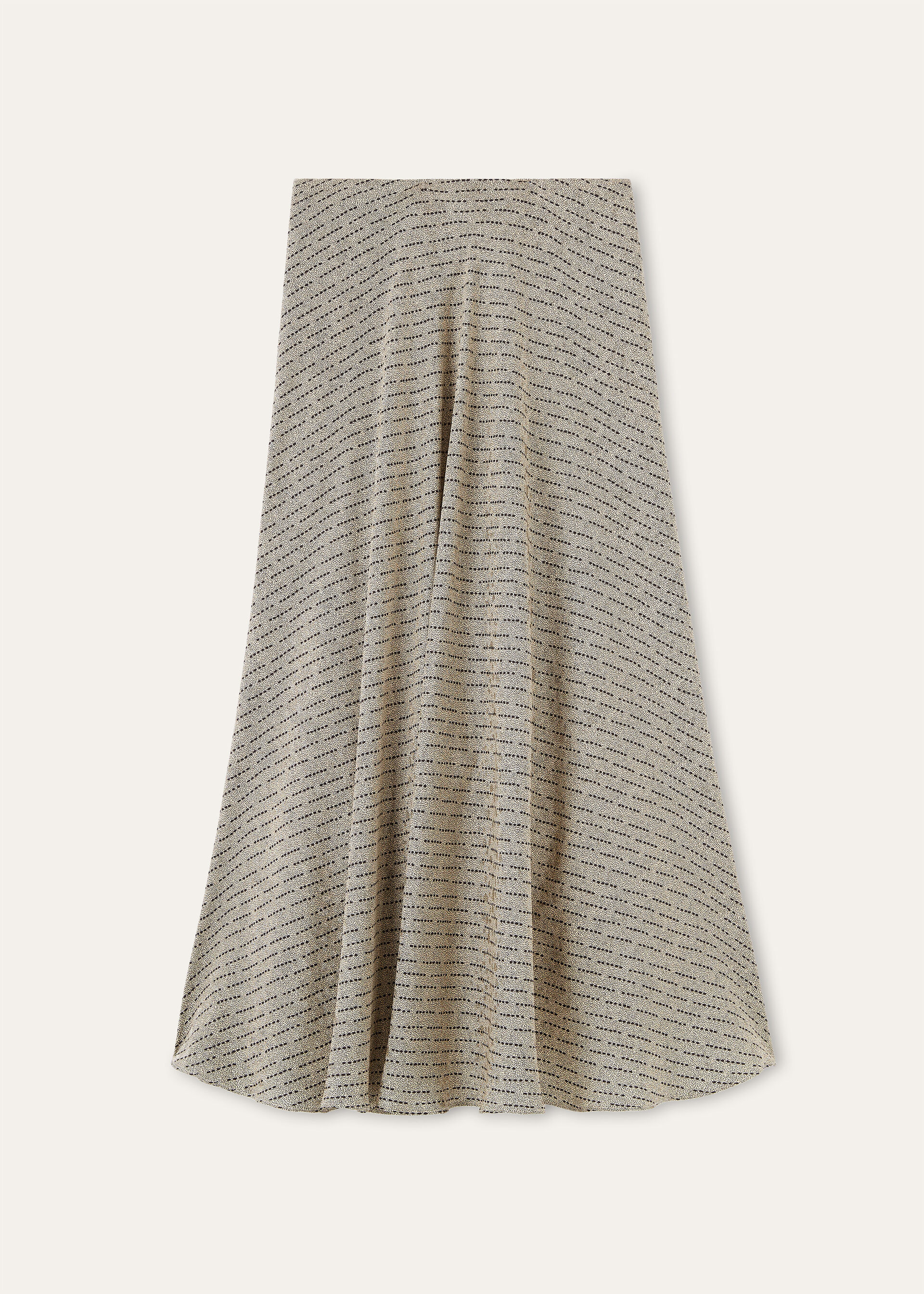 ERIKA SKIRT CORIANDER SEEDS DIAGONAL SILK J.