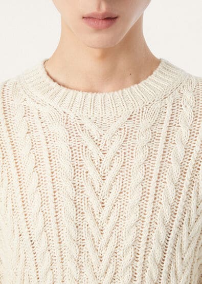 SCHOONER CREWNECK SWEATER CASH ABACA GG 3