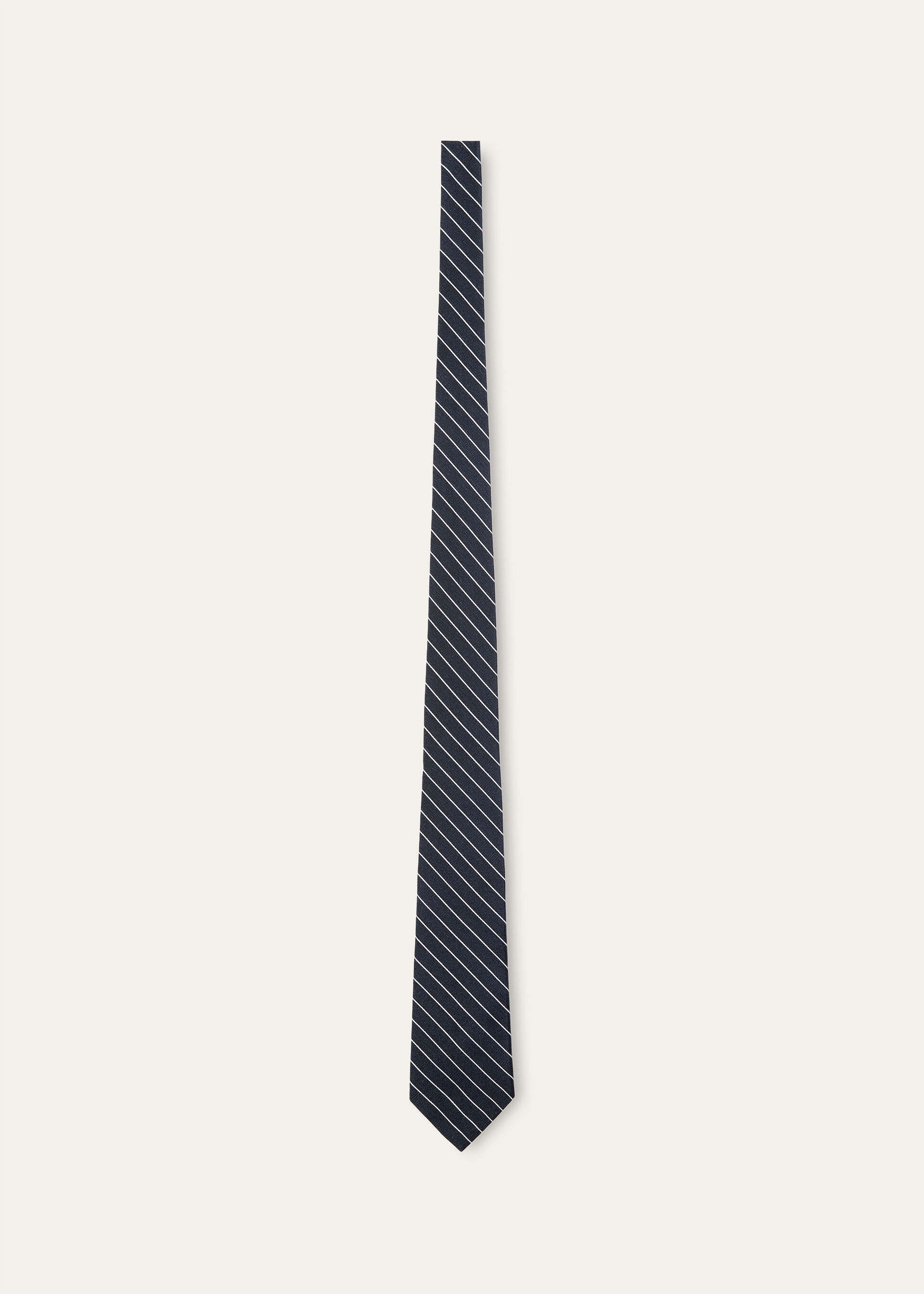 YALE TIE 8 ROYAL STRIPE SILK