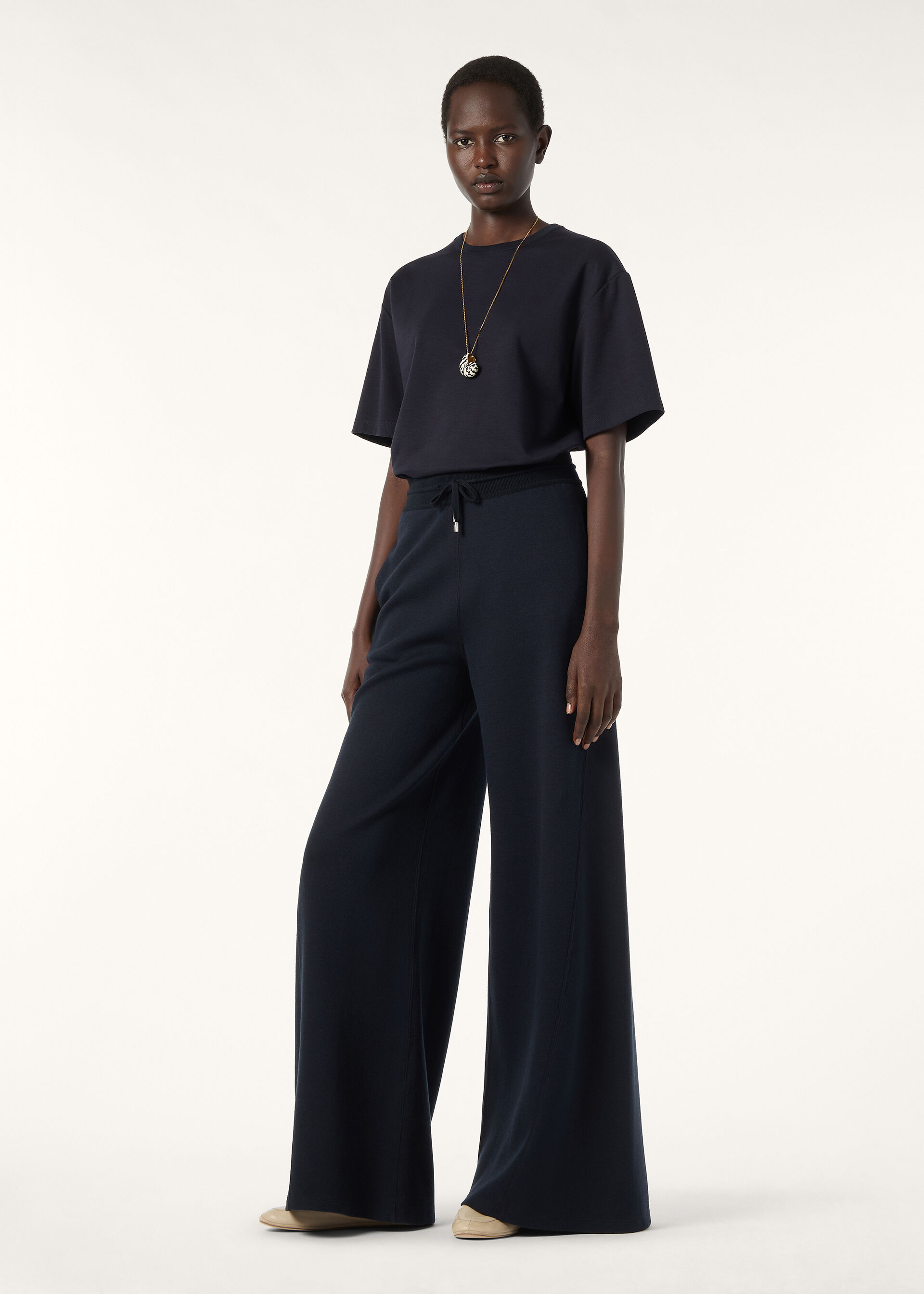 VIERA WIDE PANTS LUXURY FLEECE