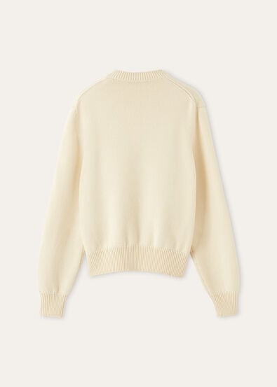 CLASSIC BABY CASH CREWNECK SWEATER GG 5