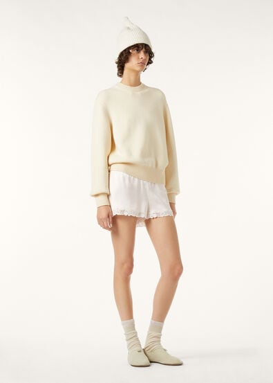 CLASSIC BABY CASH CREWNECK SWEATER GG 5