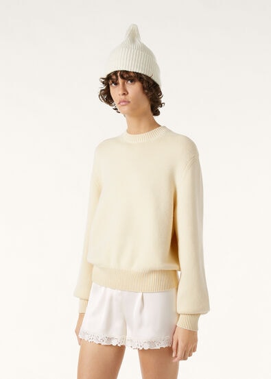 CLASSIC BABY CASH CREWNECK SWEATER GG 5