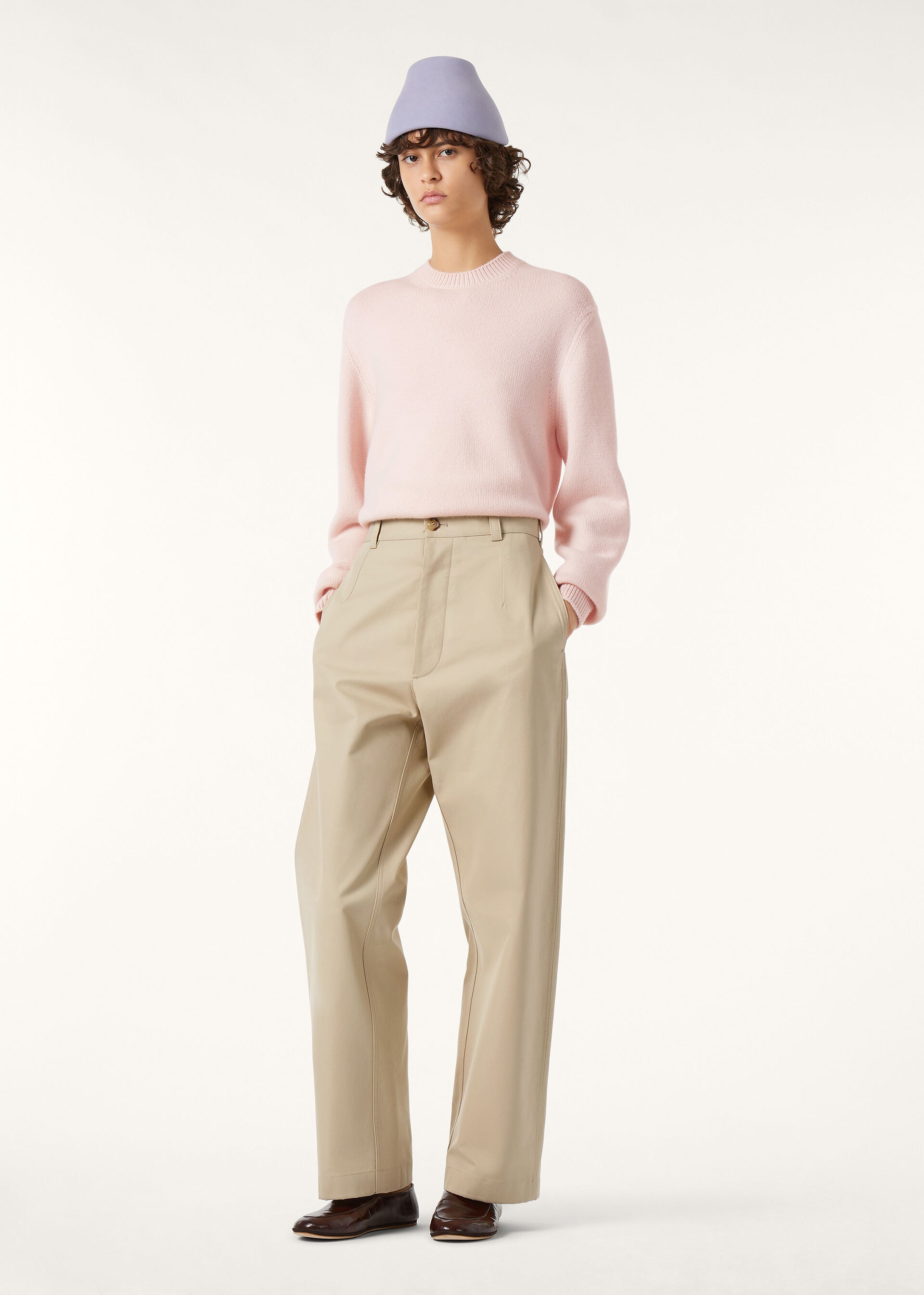 CLASSIC BABY CASH CREWNECK SWEATER GG 5