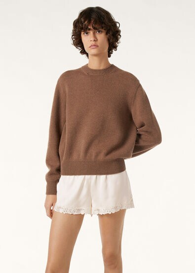 CLASSIC BABY CASH CREWNECK SWEATER GG 5