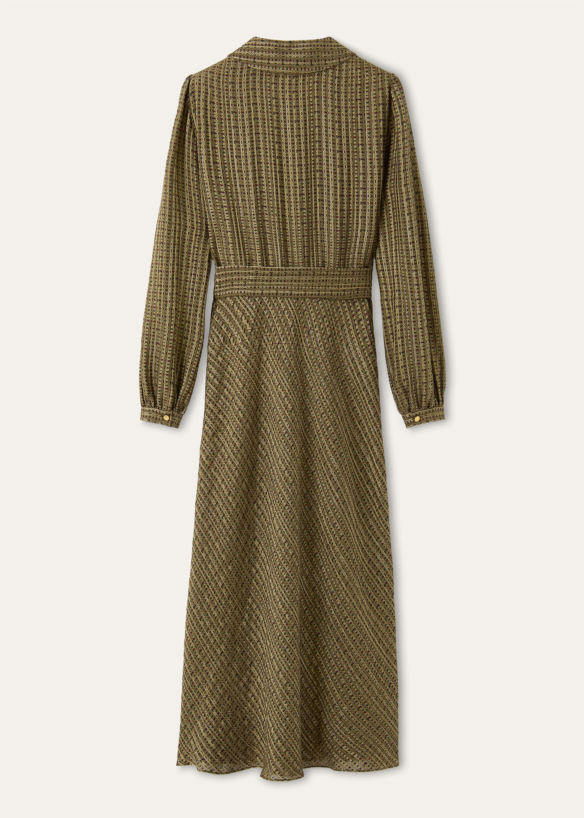 LAIKA DRESS GOLDEN BEES SILK LAME'