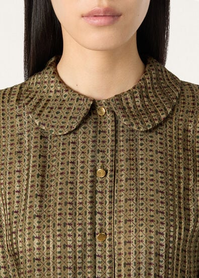 LAIKA DRESS GOLDEN BEES SILK LAME'