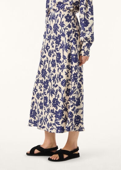 CHARIS SKIRT SUMMER LOTUS SILK