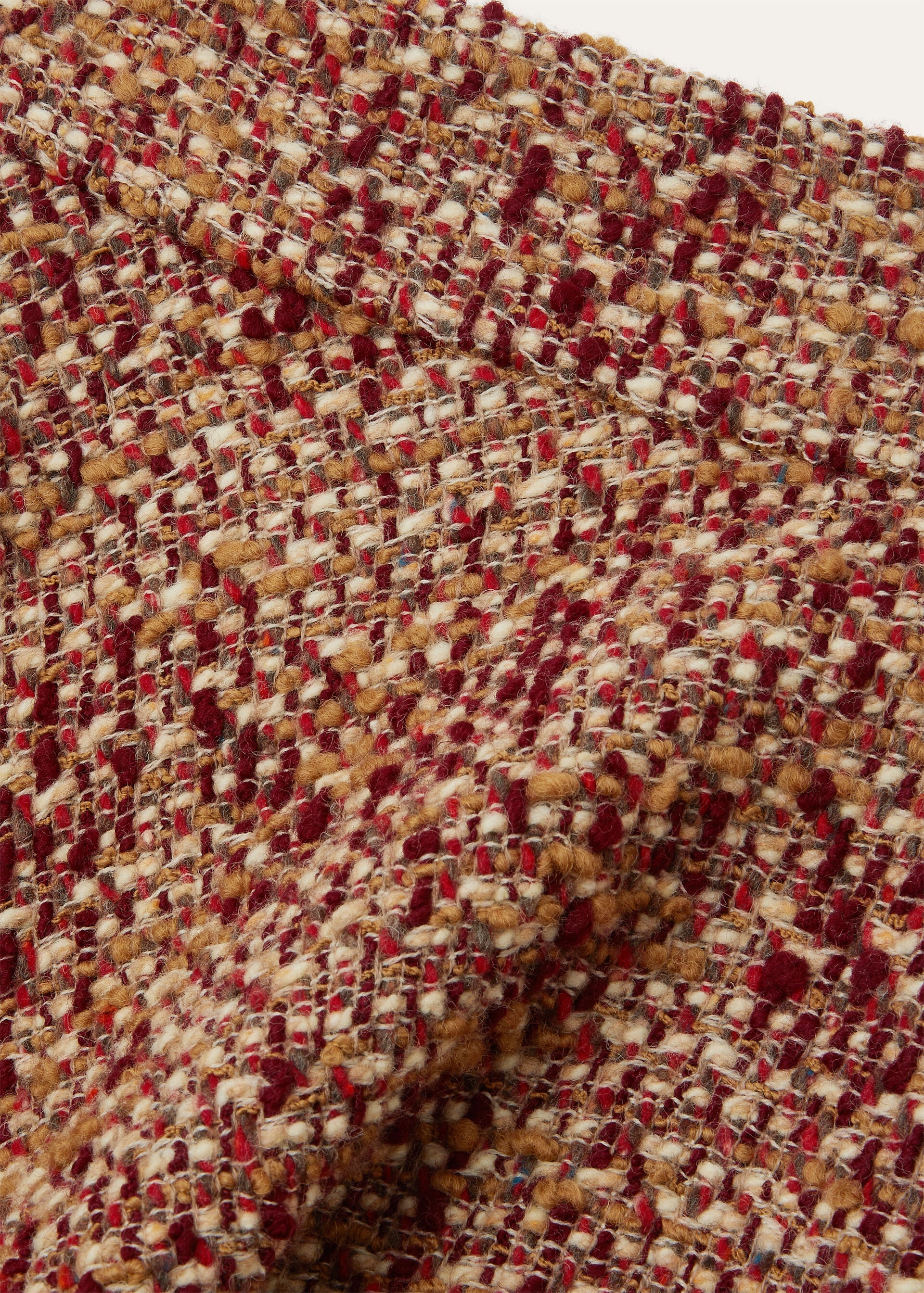 AMELY SHORT SKIRT BOUCLE PLAID