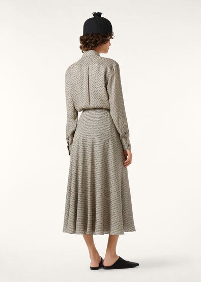 THEA PENNY COLLAR CORIANDER SEEDS DIAGONAL SILK J.