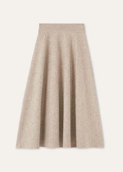 WILLOW SKIRT CASH WOOL LINEN GG 14