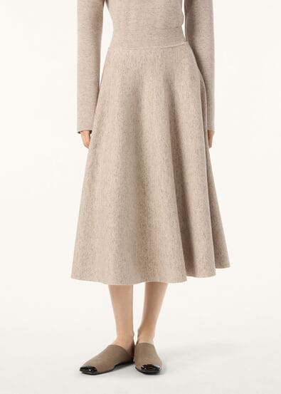 WILLOW SKIRT CASH WOOL LINEN GG 14