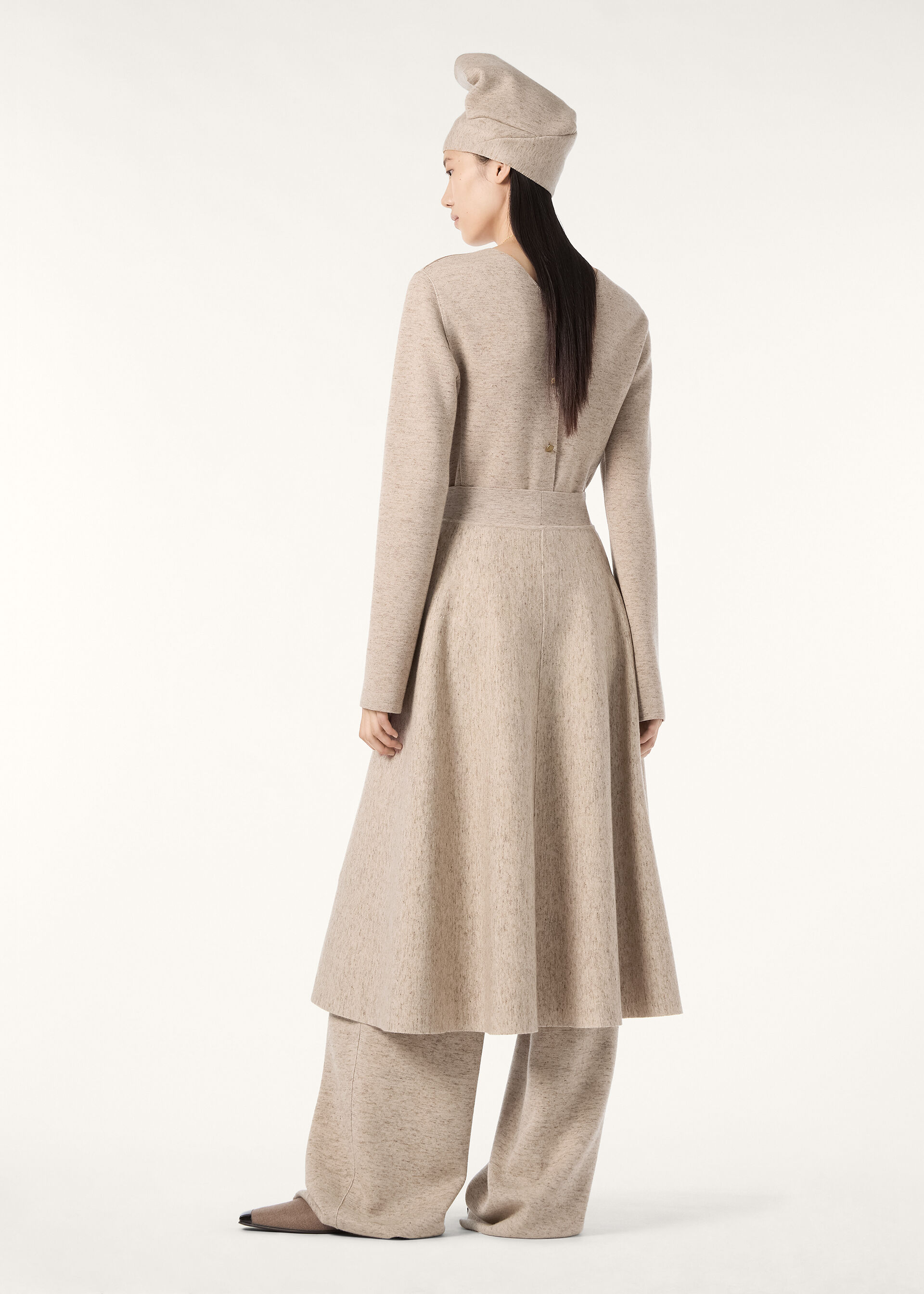 WILLOW SKIRT CASH WOOL LINEN GG 14