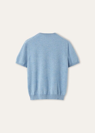 CLASSIC BABY CASH EMBR. SS CREWNECK SWEATER T.B.B.