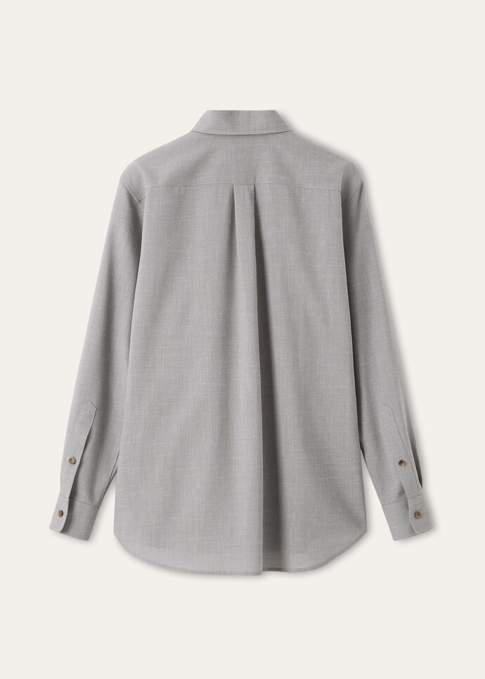 THEA SQUARE COLLAR SHIRT ZELANDER WOOL SILK_FAQ9488_M0UH_6