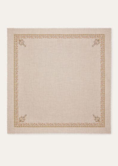 BUTTERFLY GARDEN EMBRODEIDERED SHAWL 140 CASH