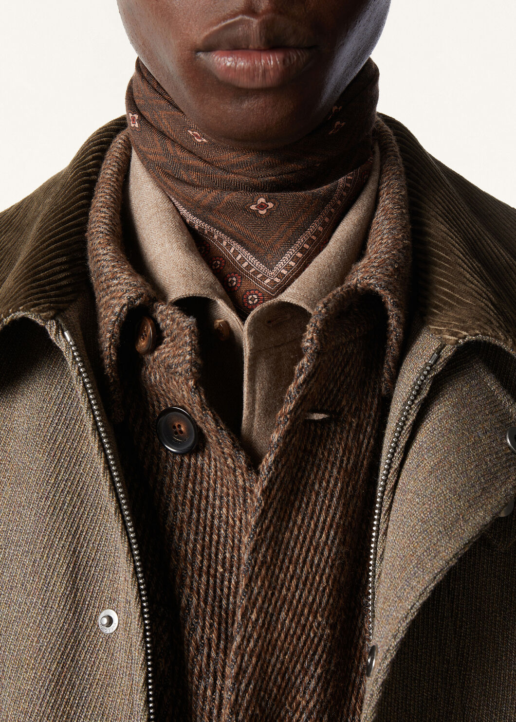 LORO PIANA HENRY FOULARD 60 CASH SILK