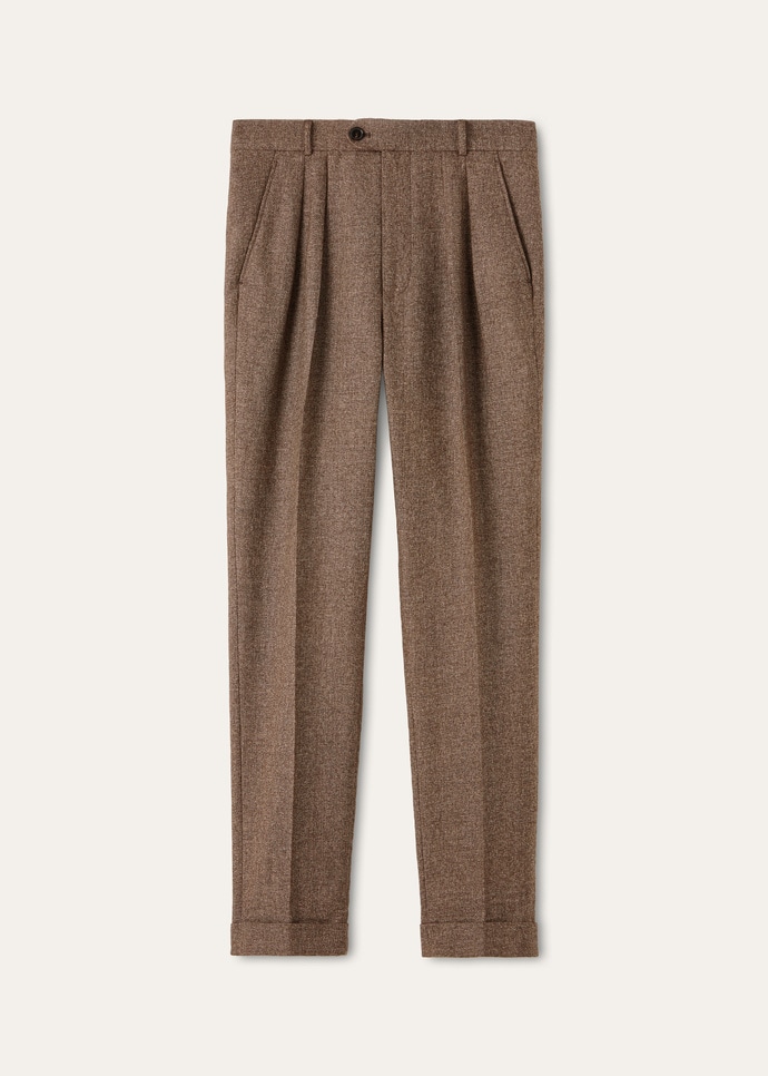 STAFFORD TROUSERS CASH LINEN MOULINE'_FAQ9694_H02W_5