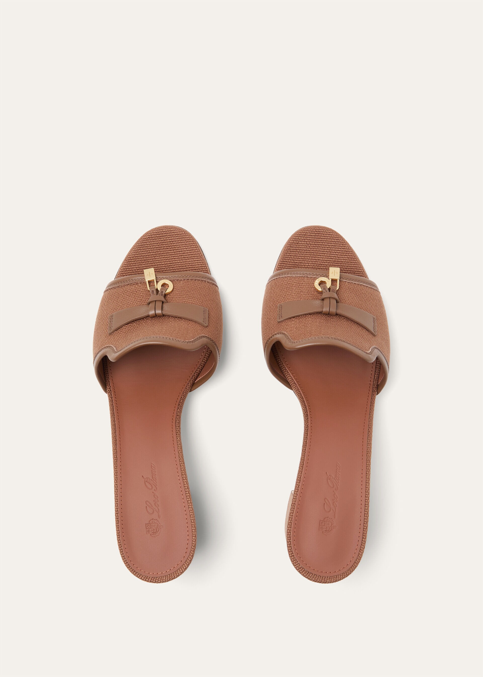 SUMMER CHARMS HEELED MULE T55 CANVAS & CALF