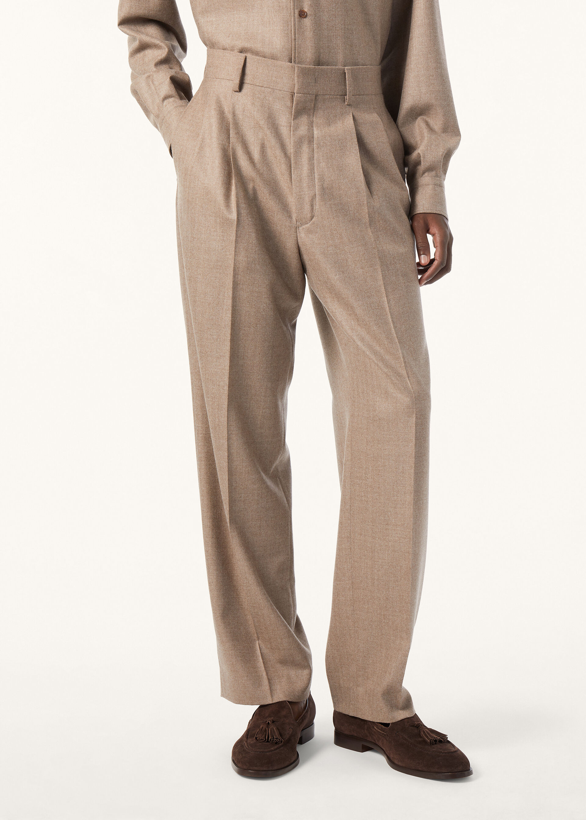 BUXTON TROUSERS PECORA NERA DRAP