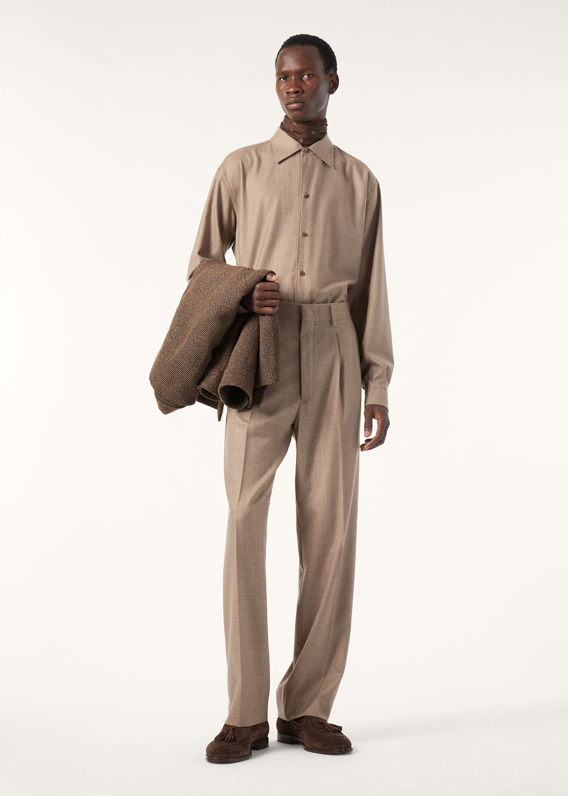 FRANCO SHIRT PECORA NERA DRAP