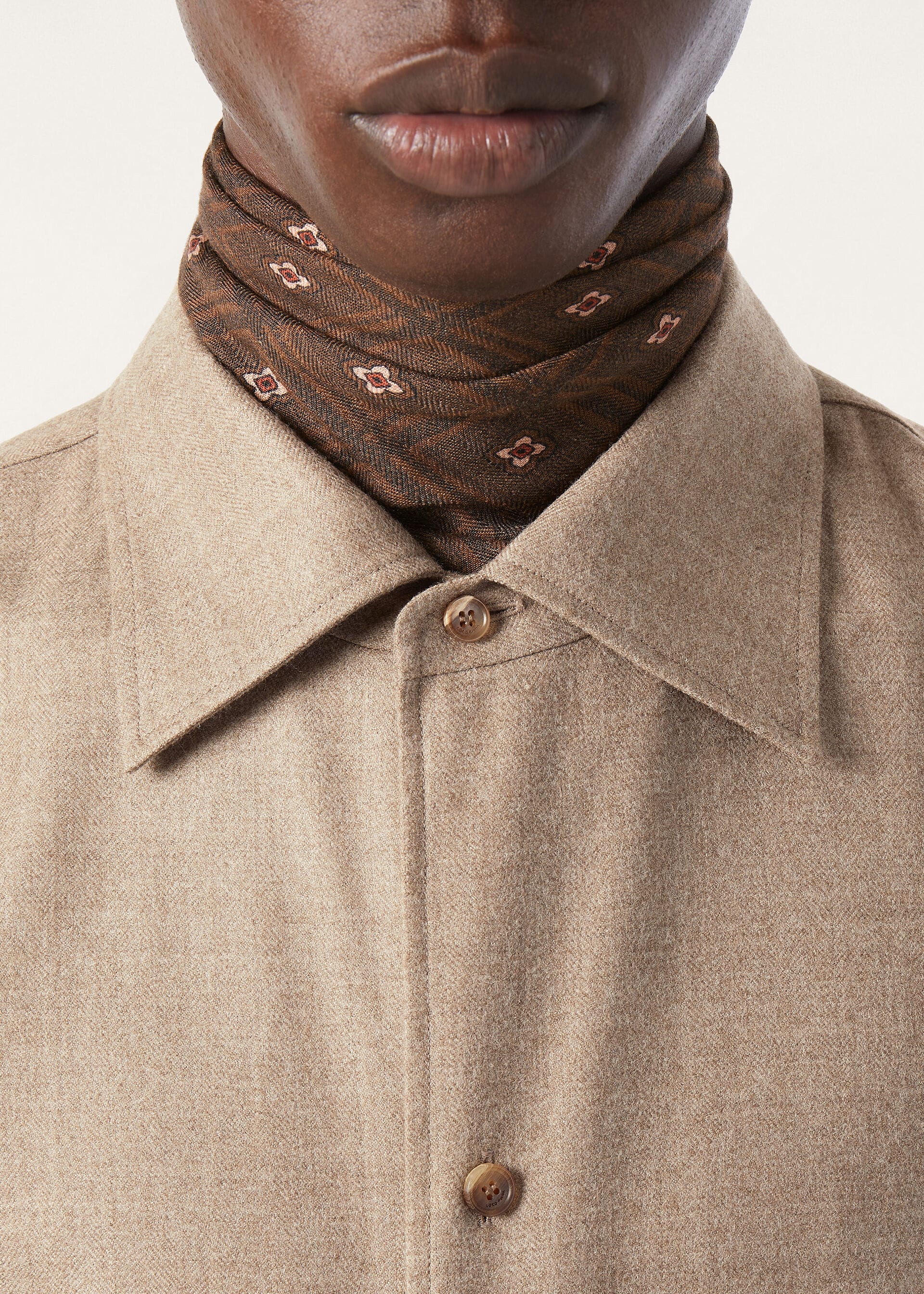 FRANCO SHIRT PECORA NERA DRAP