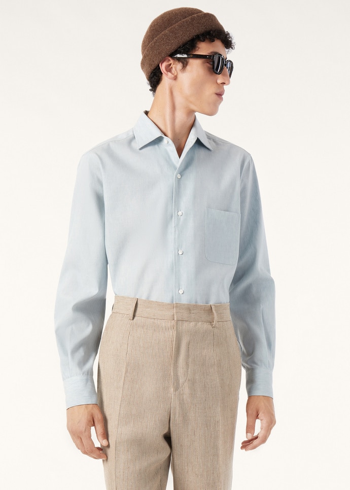 ANDRE' SHIRT SOLAIRE TRAMA LANA_FAQ9777_60O0_3