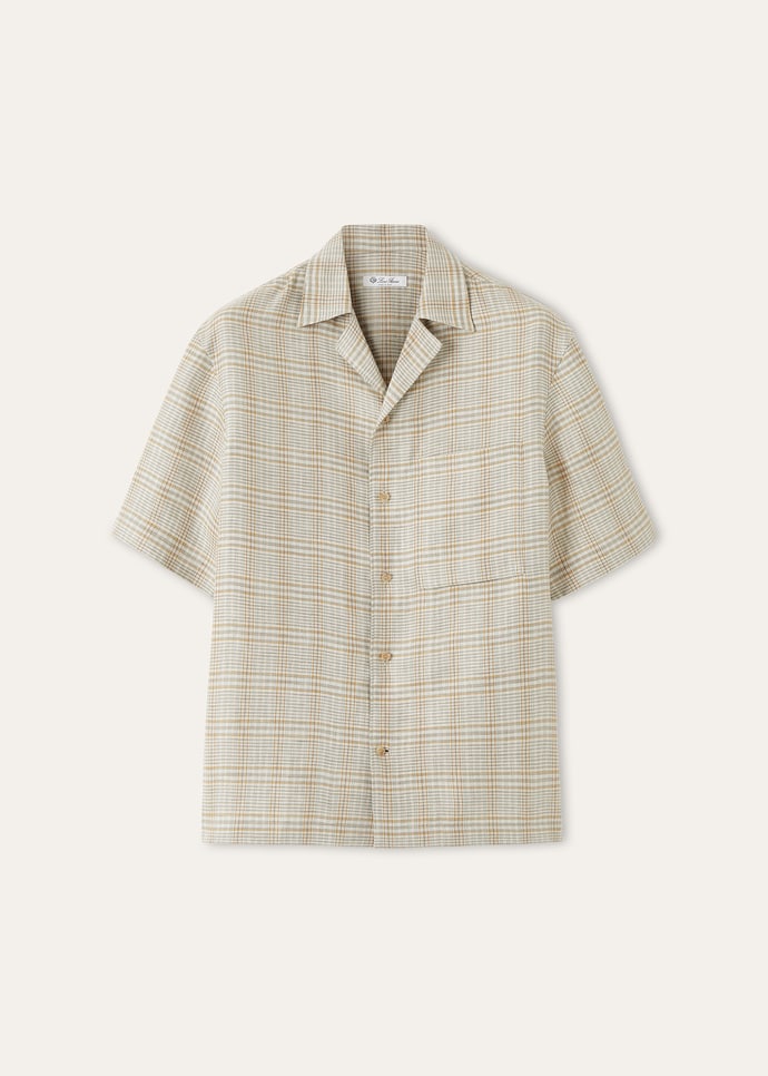 FEDERICO SHIRT SS LINEN CHECK_FAQ9790_F7B8_5