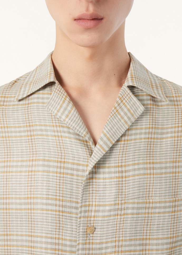 FEDERICO SHIRT SS LINEN CHECK_FAQ9790_F7B8_2
