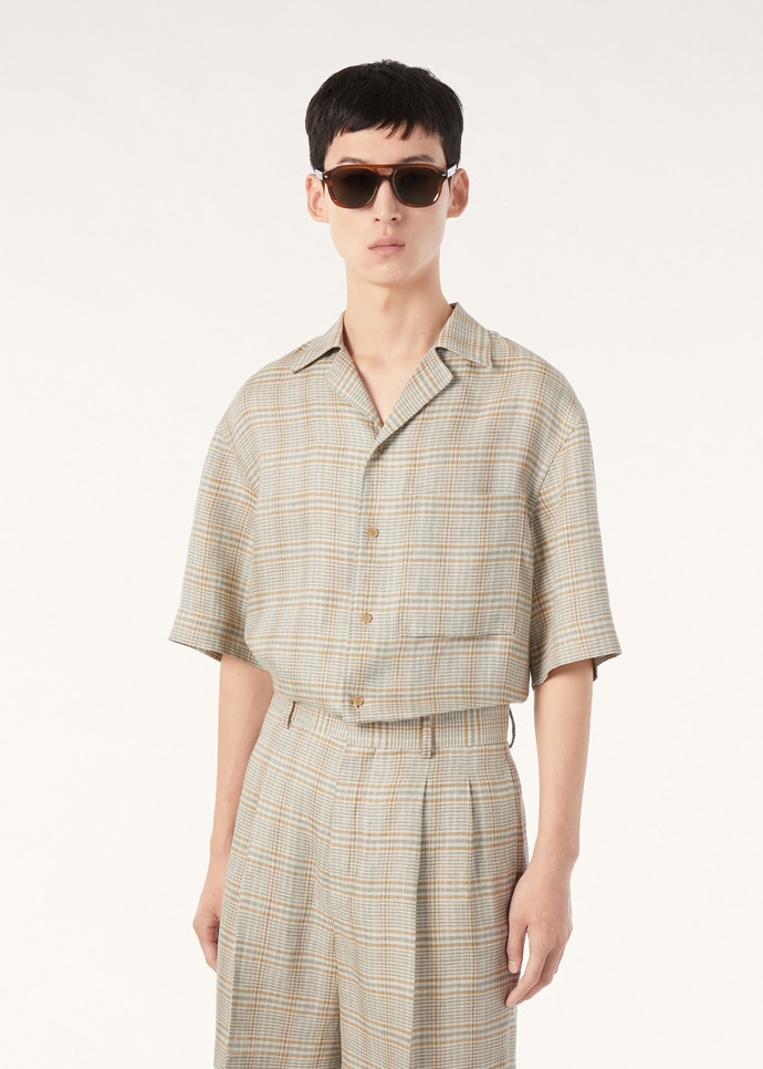 FEDERICO SHIRT SS LINEN CHECK_FAQ9790_F7B8_3